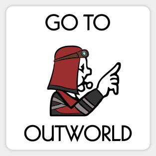 Go to Outworld Sticker